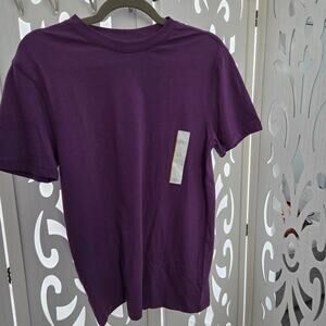 Goodfellow & Co Mens Purple Crewneck T Shirt Small NWT Casual Basic Everyday Tee